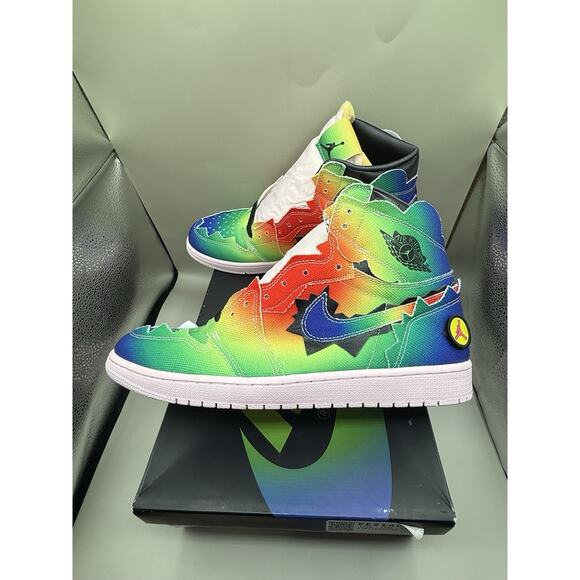 Brand New Authentic 2022 Nike Air Jordan Retro 1 High OG J. Balvin Men Size 13 main image 10